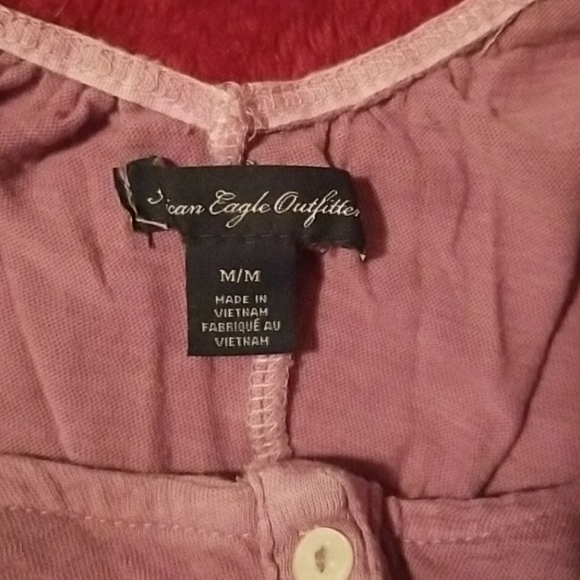 Amer Eagle Peasant style embroidered Tank - Picture 5 of 5